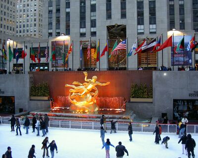 Rockefeller center - Europeans in New York